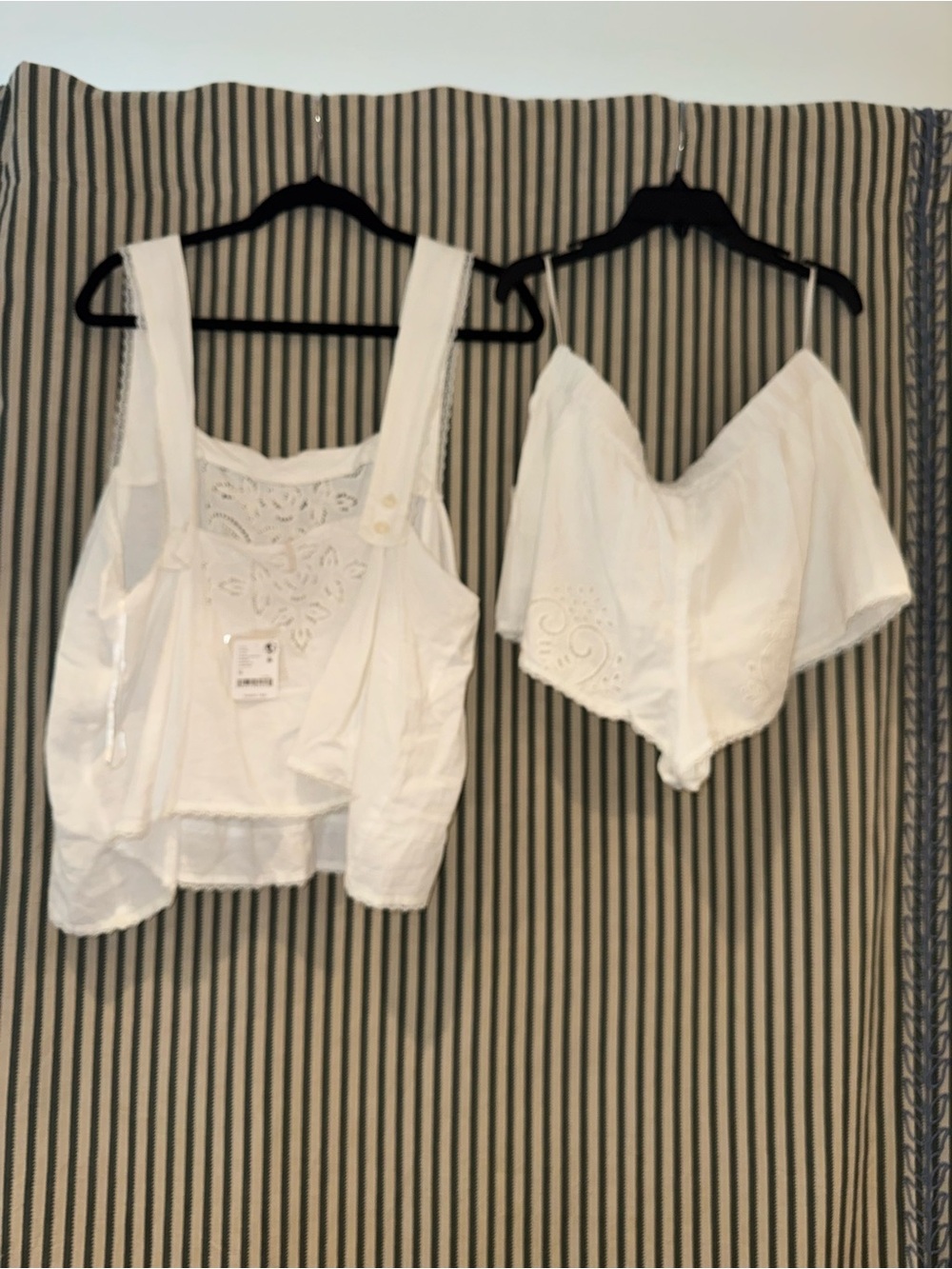 NWT Free People White Eyelet Set - Picture 2 of 6